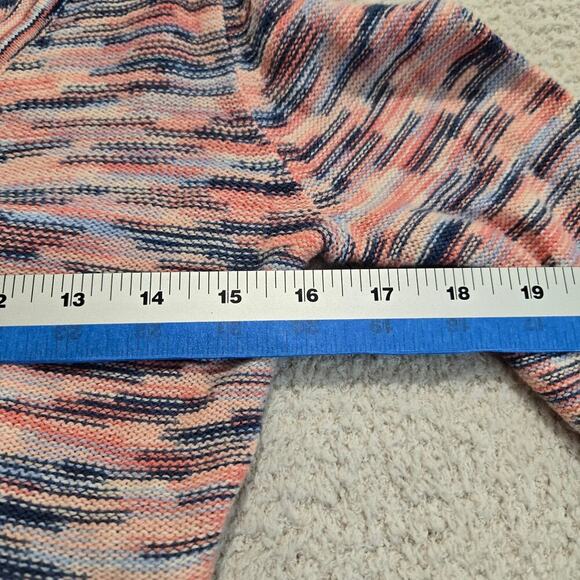 American Eagle Outfitters Space Dye Long Sleeve Knit Crop Top Sweater Sz S Boho - Picture 7 of 12